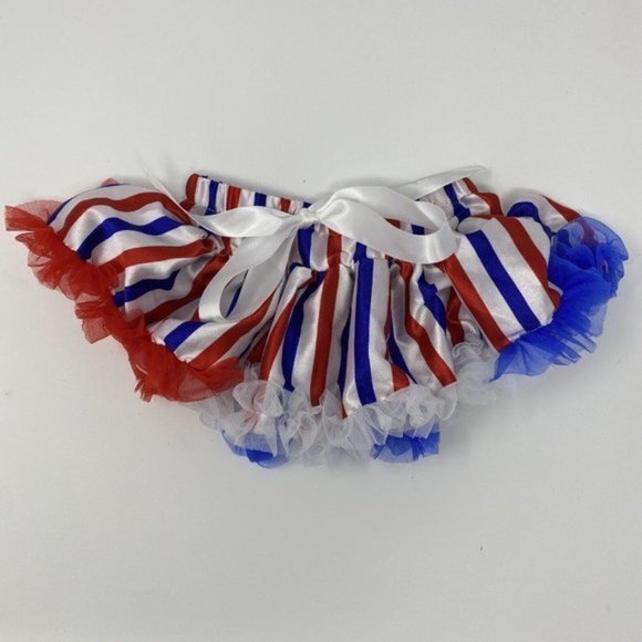 My 1st 4th of July 3 Pc. Patriotic Skirt Outfit Infant Girls 3-6 Months - Picture 5 of 8